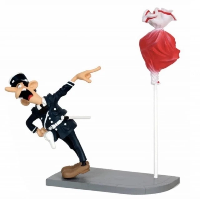 FIGURINE NEUVE GASTON LAGAFFE PLASTOY 2004 - PATINS A RESSORTS (vendeur