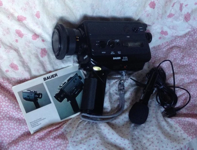 Caméra Super 8 Bauer D1M – Vintage, Avec Sacoche, Fonctionnelle