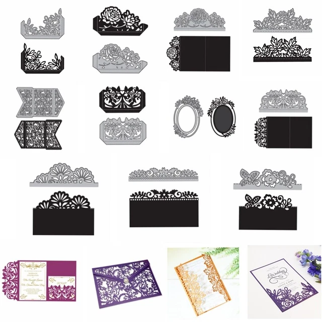 Flowers Metal Cutting Dies DIY Scrapbooking Paper Cards Embossing Stencils Craft