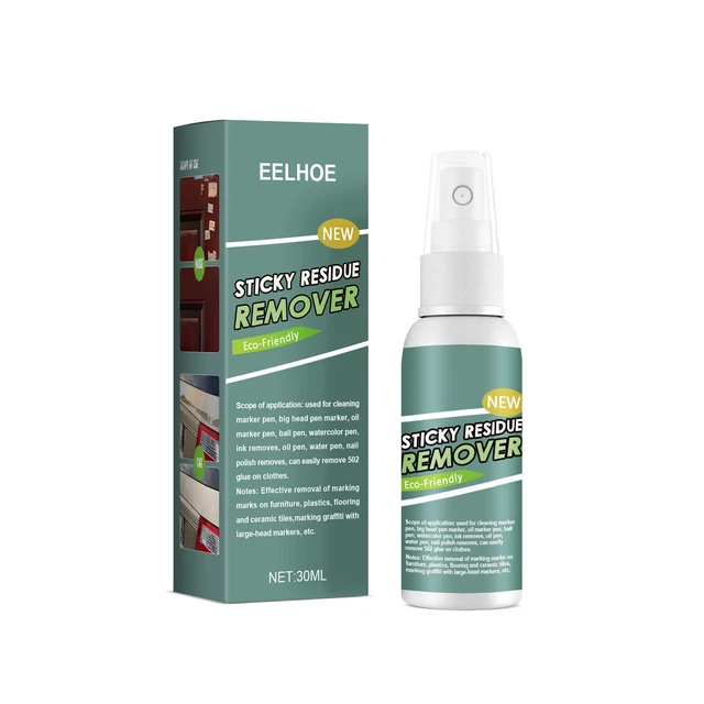30ml Sticker Remover Sticky Residue Glue Removal Car Glass Label Cleaner-Spray