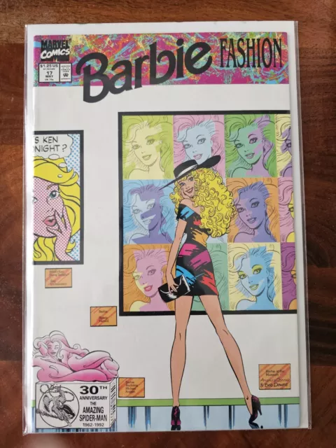 BARBIE FASHION Comic Book Vol 1 Issue #17 May 1992 Marvel Comics Pop Art Museum