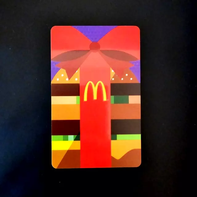 McDonalds Gift Box Big Mac #6114 2015 NEW COLLECTIBLE GIFT CARD $0