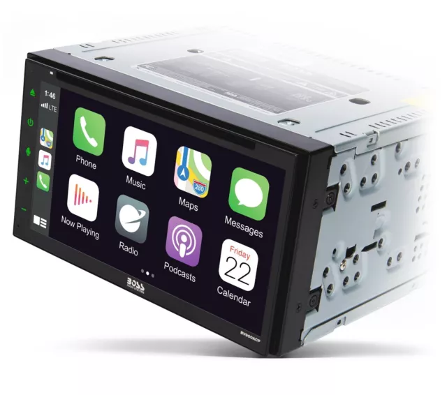 BOSS Audio Systems BV900ACP 6.75” CarPlay Android Car Stereo - Bluetooth, DVD