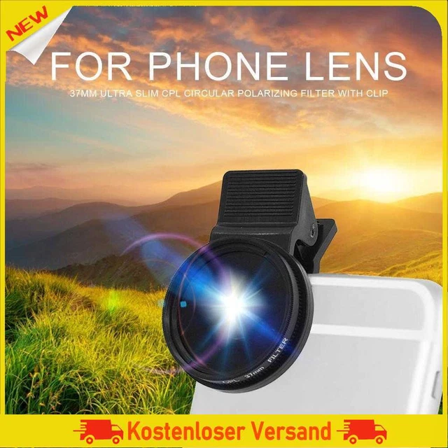 37mm CPL Filter with Clip for Phone Lens Ultra Slim Circular Accessories