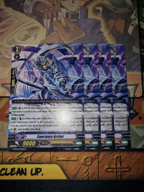 Cardfight Vanguard Sanctuary Archer Playset Common G-BT04 - PLAYSET