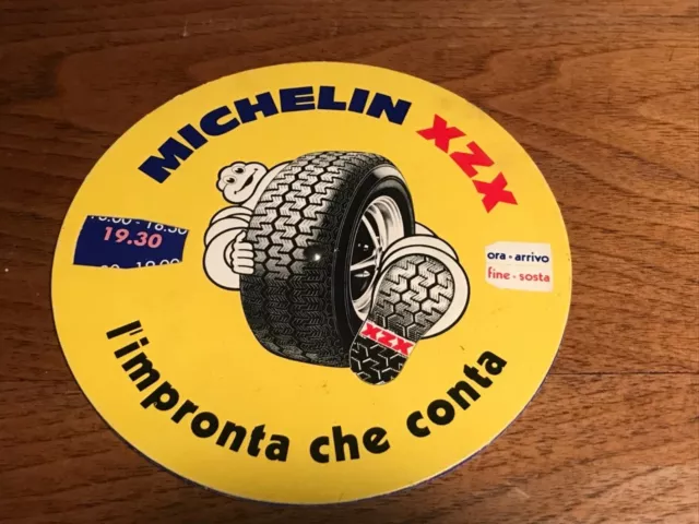 Disco Orario pubblicitario MICHELIN XZX anni’60