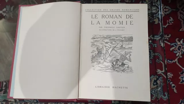 Le Roman De La Momie, Livre Ancien, Editions Hachette, Bon Etat