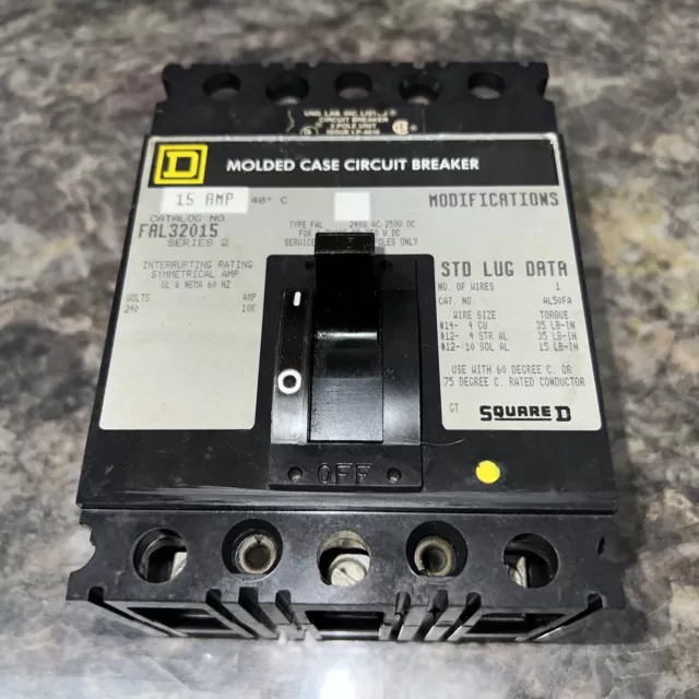 NEW FAL32015 Square D Circuit Breaker