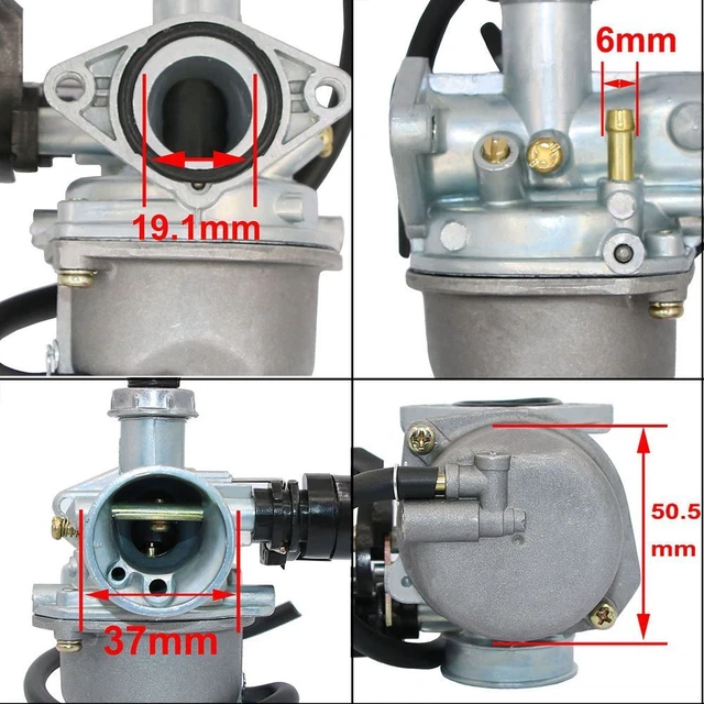 Carburateur Course 2T 19mm PHBG Pour Moto 50-90cc - Remplacement Pour MBK 50, SX50, RX50, Scooters