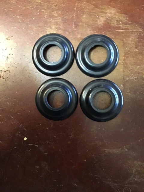 Lot of 4 Plastic Flange Replacement for Shank - Draft Beer & Kegerator Bar Parts