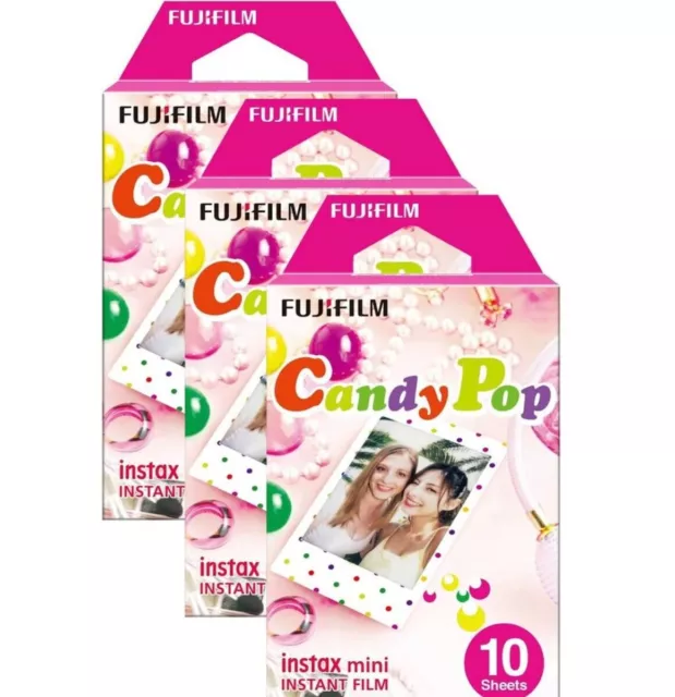 30 Sheets Fujifilm Instax CandyPop Mini Instant Film for Fuji Mini 11-12 Cameras