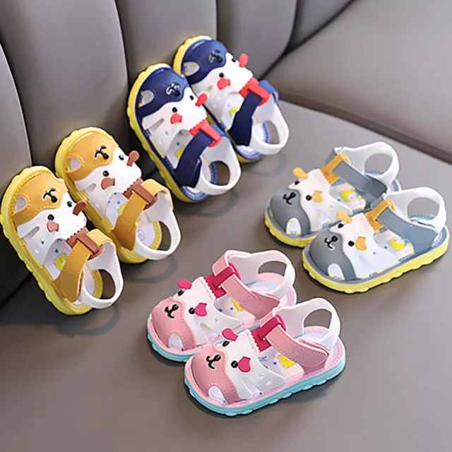 Kinder Mädchen Sandalen Schuhe weiche Gummisohle rutschfeste Sommer Babyschuhe