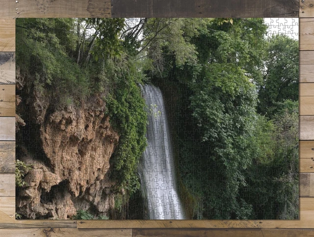 1000 piece puzzle for adults: Waterfall Nature Landscape