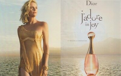 papier glacé Dior J'Adore 2018 23x32 Perfume ad Dior Publicité papier Parfum 