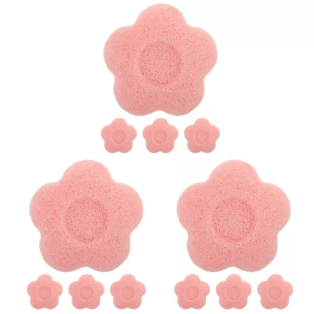 12 Pcs Face for Cleansing and Exfoliating Cleaning The Flowers Round