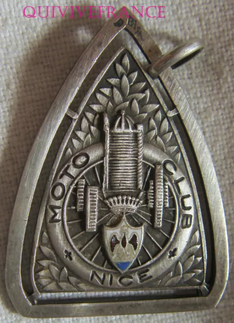 Bg13135 - Insigne Badge Moto-Club De Nice- Course Paris-Nice 1930