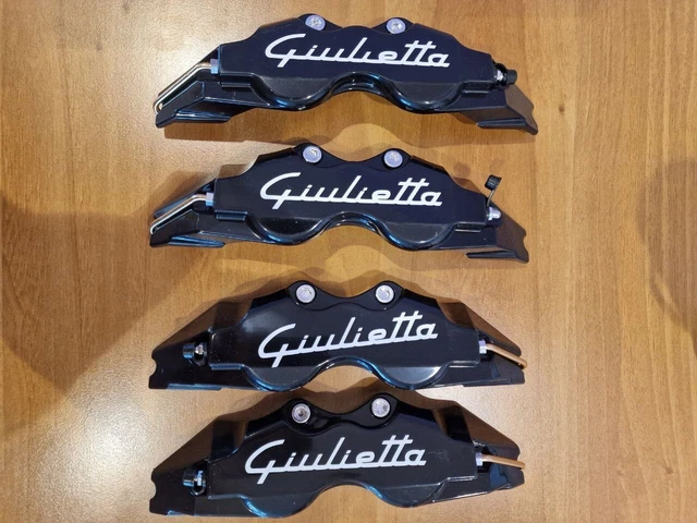 Alfa Romeo Giulietta Cover Copri Pinze Freni Rosso Nero Giallo Blu Black Corsiv