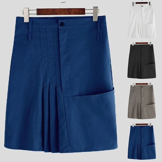 Gonna uomo kilt primavera gotica autunno kilt costumi medioevo scozzese
