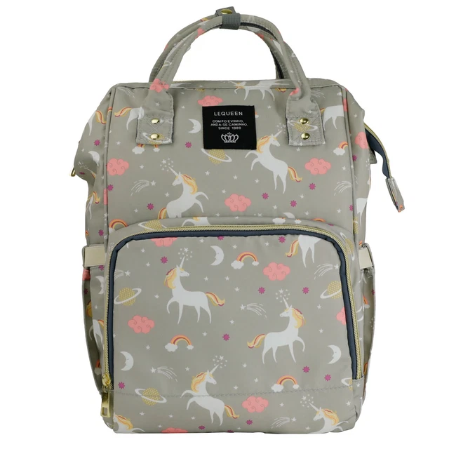 LEQUEEN Unicorn Mummy Baby Diaper Bag Maternity Nappy Backpack Travel Backpack 3