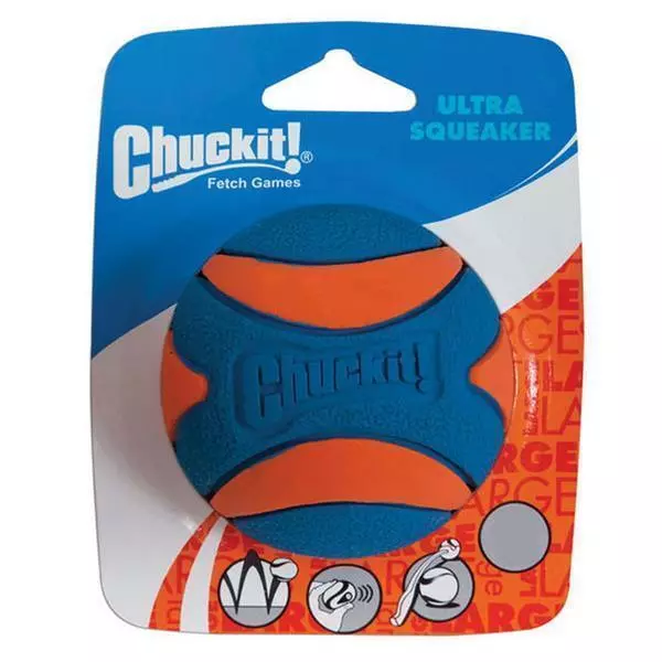 Chuckit! Ball Ultra mit Squeaker Hundeball Gummiball