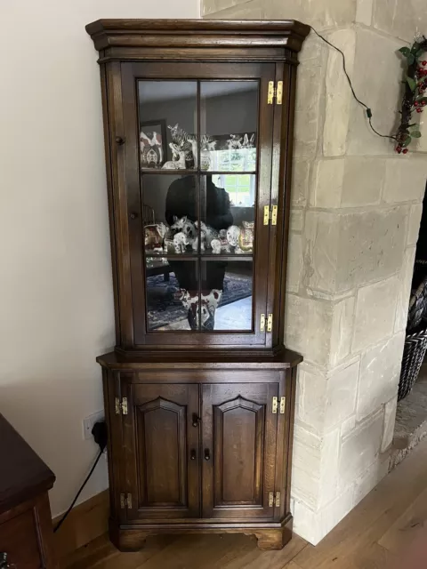 Solid Oak Corner Cabinet - The Penshurst Collection