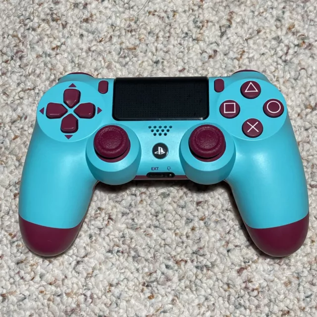 Sony PS4 Dualshock 4 Berry Blue Controller Only PlayStation 4 CUH-ZCT2U Tested