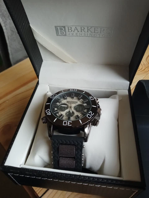 Montre Homme Barkers Of Kensington Premier Mega Sport - Boîte Bleue - Garantie 5 Ans - Neuf Avec étiquettes