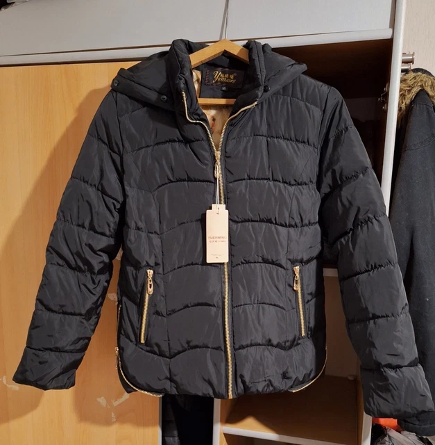 Veste Bombers Jennyfer Noire Taille M – Coton Doublé Polyester, Saisons Intermédiaires