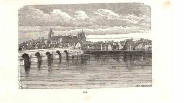 GRAVURE SUR BOIS 19ème GIEN
