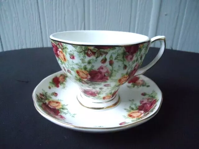 robert gordon Australia old country roses chintz tea cup & saucer set