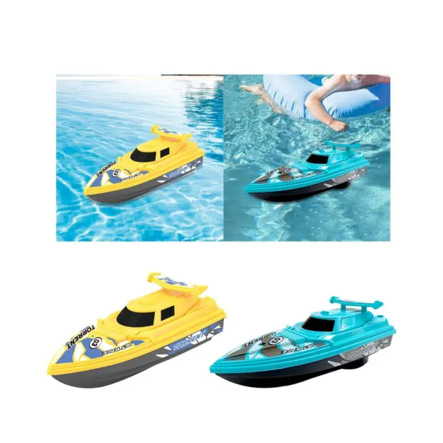 Floating Toy Boats Yacht Toy Electric Speed Boat Toy Bath Boat Toy Speed Boat