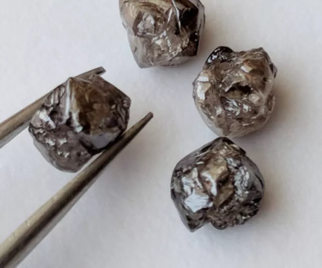 2-2.5mm Marron Diamant Naturel Cristaux, 1 CT Naturel Diamant pour
