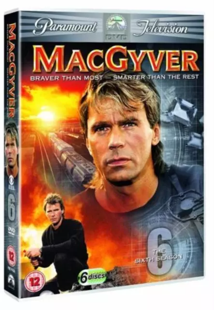 MacGyver Season 6 Richard Dean Anderson 1990 Complete Season Six PAL DVD Box Set