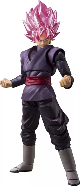 NEW Bandai S.H. Figuarts Dragon Ball Goku Black Super Saiyan Rose Action Figure