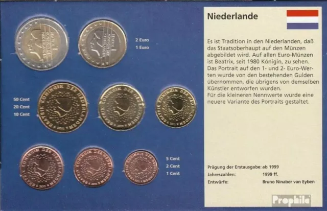 Niederlande 2011 Stgl./unzirkuliert Kursmünzensatz Stgl./unzirkuliert 2011 EURO