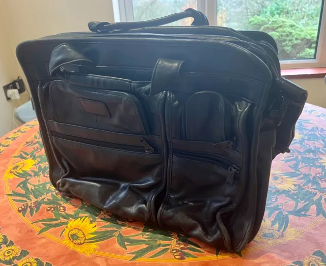 Tumi briefcase top