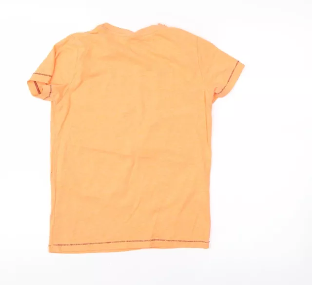 NÄCHSTES T-Shirt Jungen orange Baumwolle Basic Größe 8 Jahre Rundhalsausschnitt - Angry Birds, Star 2