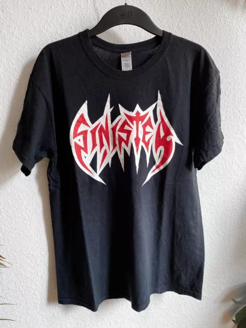 Sinister - Logo T-Shirt L / Gorefest Cannibal Corpse Death Metal Pestilence