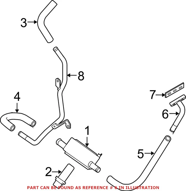 Genuine OEM Engine Oil Cooler Line Connector For Nissan 140757S00A