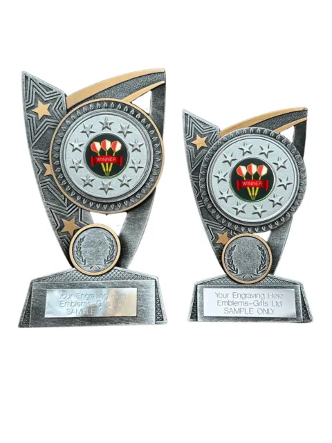 Darts Winner Award (M) Triumph Resin Sports Trophy Engraved Free