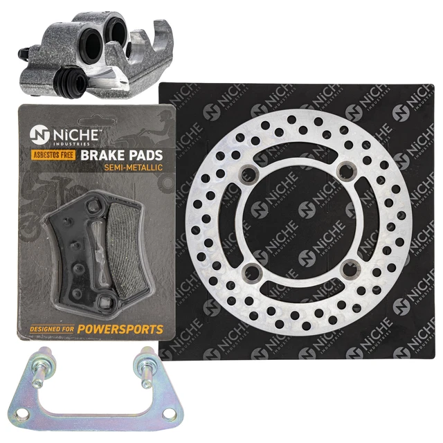 NICHE Front Right Brake Rotor Caliper Pad Set for Polaris RZR 570 5254272