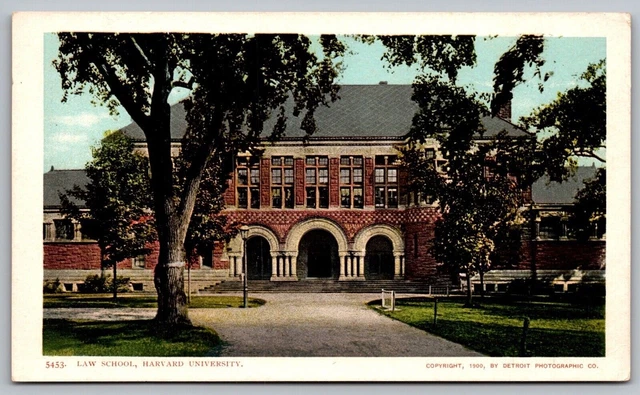 Law School Harvard University Campus Cambridge Massachusetts Mass MA Postcard