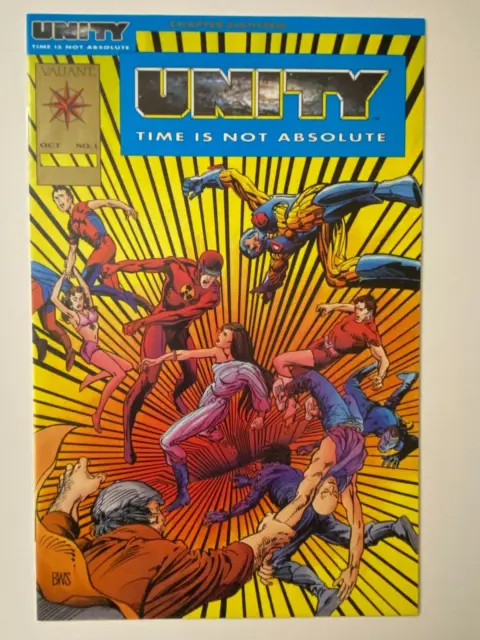 Unity Gold #1 Time is not absolute Valiant Jim Shooter Solar Harbinger Magnus