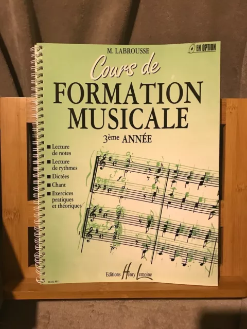 M. Labrousse Cours de Formation musicale partition méthode éd. Henry Lemoine