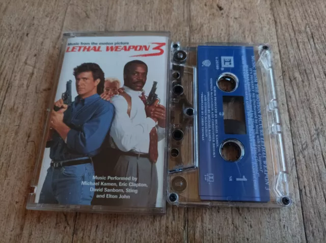 Lethal Weapon 3 Ost Soundtrack Cassette Audio Tape K7 Mc Us Press Arme Fatale 3