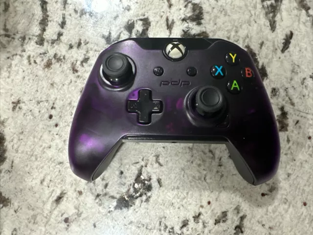 PDP 048082NAPR Wired Controller Xbox One, PC - Royal Purple Without USB Cable