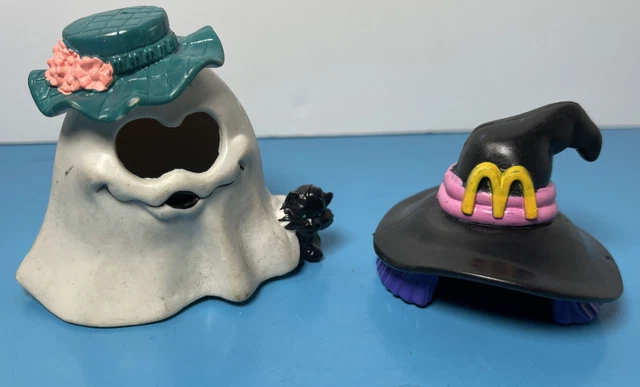 McDonald's Happy Meal Toys Halloween McNuggets Buddies GHOST WITCH Vintage 1992