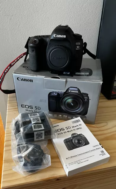 Canon EOS 5D MARK IV 30.4 MP Digital SLR Camera - Black (Body Only)