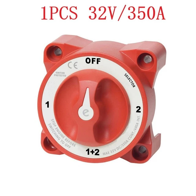 Cavo di alimentazione per verricelli interruttore batteria rame ottone rosso 3/8\"" - 16.350 A