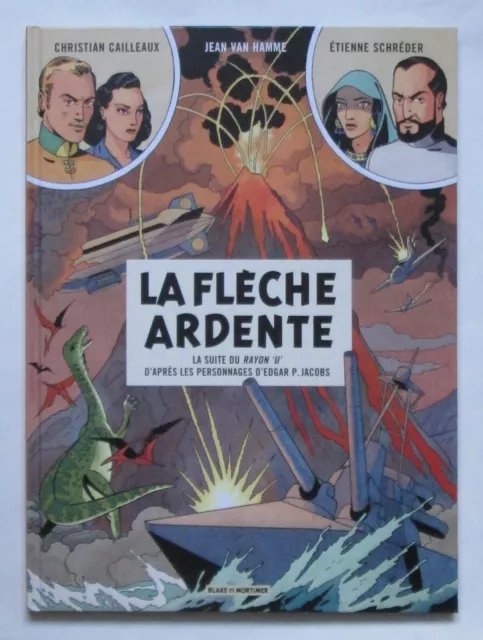 AVANT BLAKE ET MORTIMER  T 2  La flèche ardente  - EO – Cailleaux + Van Hamme +